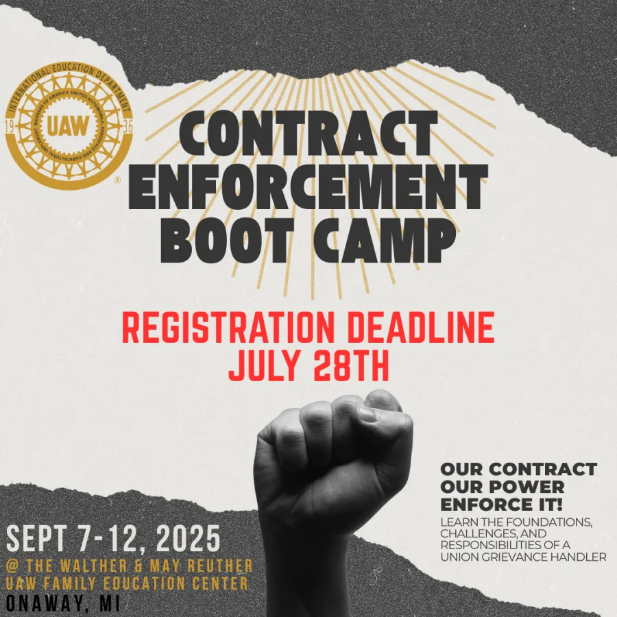 Ad for the Contract Enforcement Boot Camp